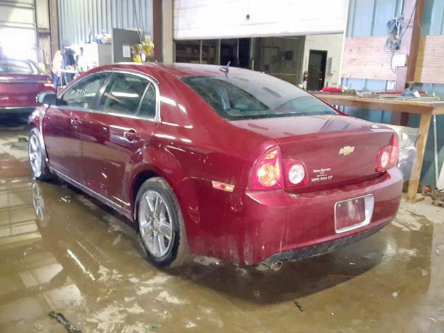 1G1ZD5EB6AF236503 - 2010 CHEVROLET MALIBU 2LT BURGUNDY photo 3