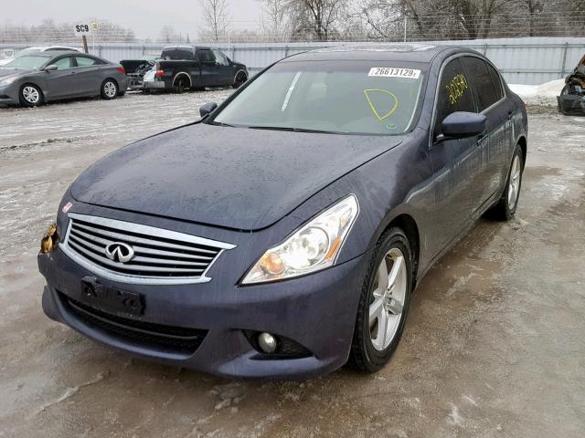 JN1CV6AR7AM456511 - 2010 INFINITI G37 GRAY photo 2