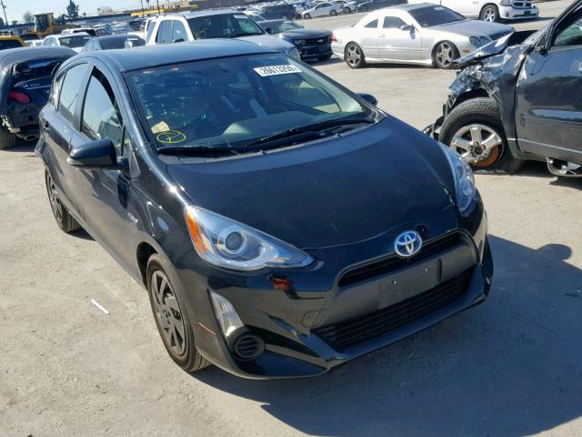 JTDKDTB31F1107311 - 2015 TOYOTA PRIUS C BLACK photo 1