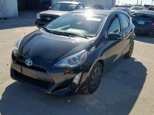 JTDKDTB31F1107311 - 2015 TOYOTA PRIUS C BLACK photo 2