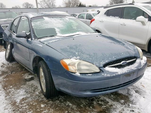 1FAFP55UX1G201417 - 2001 FORD TAURUS SES BLUE photo 1