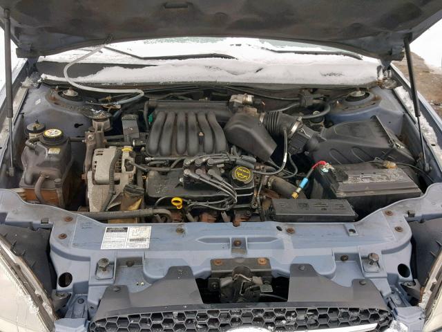 1FAFP55UX1G201417 - 2001 FORD TAURUS SES BLUE photo 7