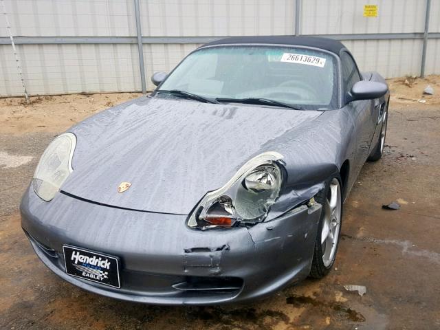 WP0CA298X3U620298 - 2003 PORSCHE BOXSTER GRAY photo 2