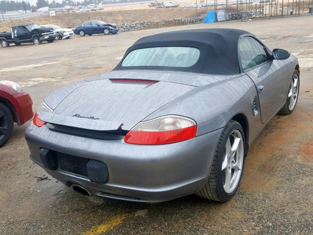 WP0CA298X3U620298 - 2003 PORSCHE BOXSTER GRAY photo 4