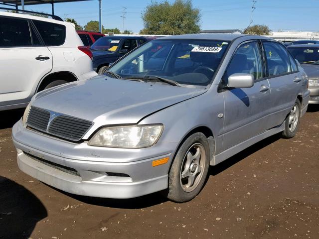 JA3AJ86E13U048444 - 2003 MITSUBISHI LANCER OZ GRAY photo 2