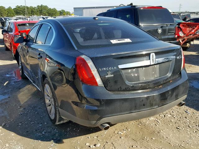 1LNHM93R59G635429 - 2009 LINCOLN MKS BLACK photo 3