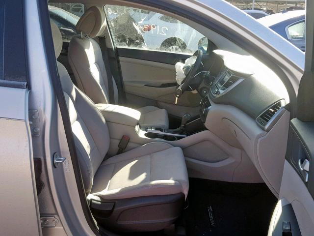 KM8J3CA41GU047745 - 2016 HYUNDAI TUCSON LIM SILVER photo 5