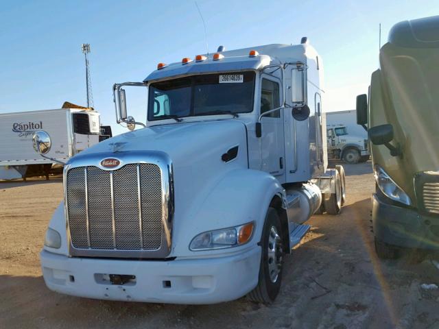 1XPHDU9X39D774035 - 2009 PETERBILT 386 WHITE photo 2