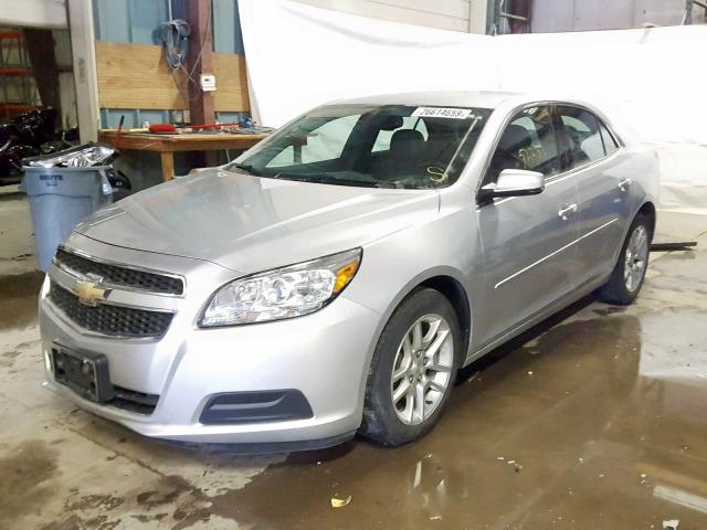 1G11C5SA5DF304287 - 2013 CHEVROLET MALIBU 1LT ვერცხლისფერი ფოტო 2