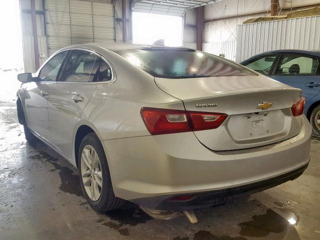 1G1ZD5ST0JF194021 - 2018 CHEVROLET MALIBU LT SILVER photo 3