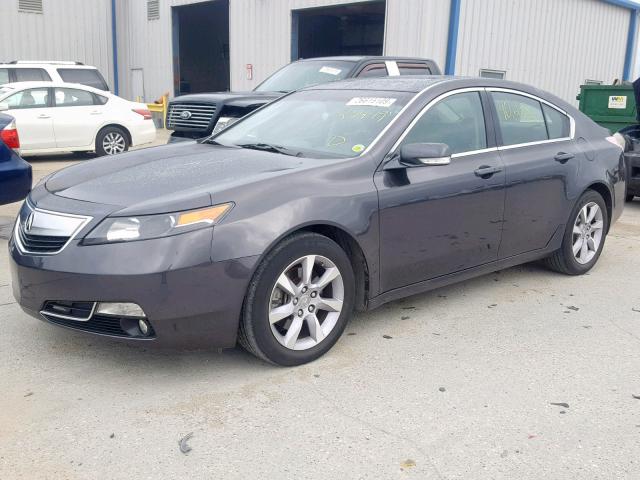 19UUA8F5XDA013579 - 2013 ACURA TL TECH BLACK photo 2