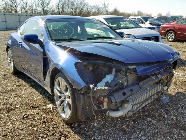 KMHHT6KD0EU121376 - 2014 HYUNDAI GENESIS CO BLUE photo 1