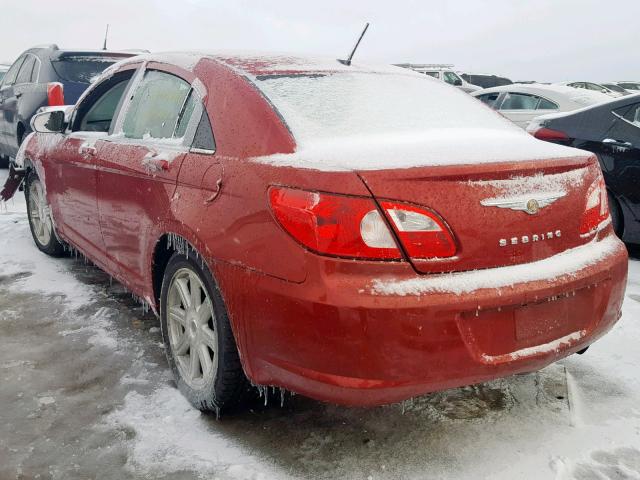 1C3LC56R58N222527 - 2008 CHRYSLER SEBRING TO RED photo 3