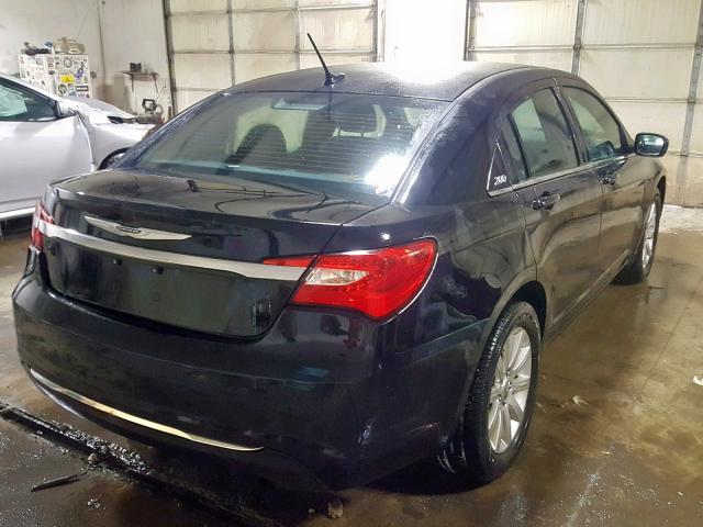 1C3CCBBB5DN516527 - 2013 CHRYSLER 200 TOURIN BLACK photo 4