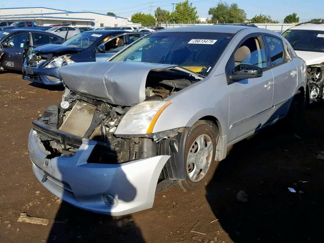 3N1AB6AP8AL644432 - 2010 NISSAN SENTRA 2.0 SILVER photo 2