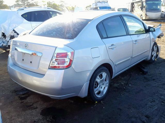 3N1AB6AP8AL644432 - 2010 NISSAN SENTRA 2.0 SILVER photo 4