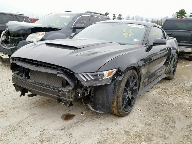 1FA6P8CF9H5265587 - 2017 FORD MUSTANG GT BLACK photo 2