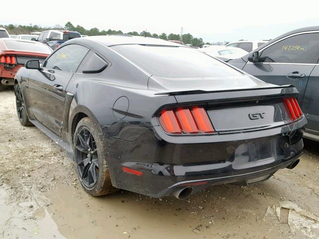 1FA6P8CF9H5265587 - 2017 FORD MUSTANG GT BLACK photo 3