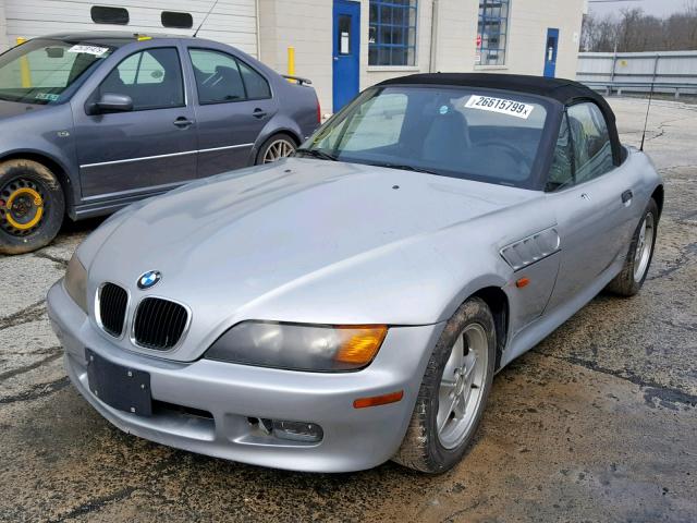 4USCH7328VLE04338 - 1997 BMW Z3 1.9 GRAY photo 2