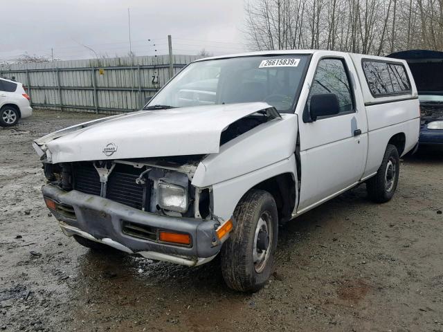 1N6SD11S2PC385229 - 1993 NISSAN TRUCK SHOR WHITE photo 2