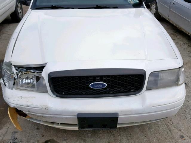 2FAHP71W37X148803 - 2007 FORD CROWN VICT WHITE photo 7