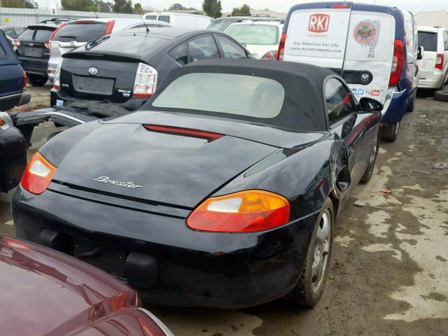 WP0CA29862U626100 - 2002 PORSCHE BOXSTER BLACK photo 4