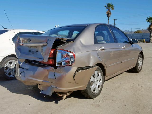 KNAFE121785576851 - 2008 KIA SPECTRA EX SILVER photo 4