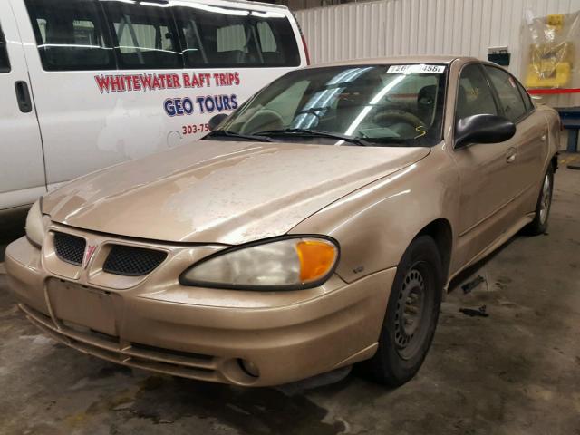 1G2NF52E64M589472 - 2004 PONTIAC GRAND AM S GOLD photo 2