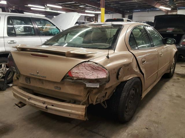 1G2NF52E64M589472 - 2004 PONTIAC GRAND AM S GOLD photo 4