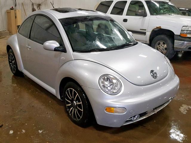 3VWCP21C02M410095 - 2002 VOLKSWAGEN NEW BEETLE Gümüş foto 1