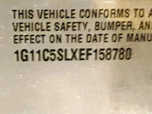 1G11C5SLXEF158780 - 2014 CHEVROLET MALIBU 1LT 米色 照片 10