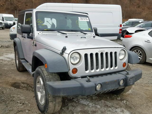 1J4AA2D14BL541712 - 2011 JEEP WRANGLER S SILVER photo 1