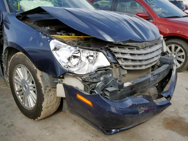 1C3LC56R38N225569 - 2008 CHRYSLER SEBRING TO BLUE photo 9