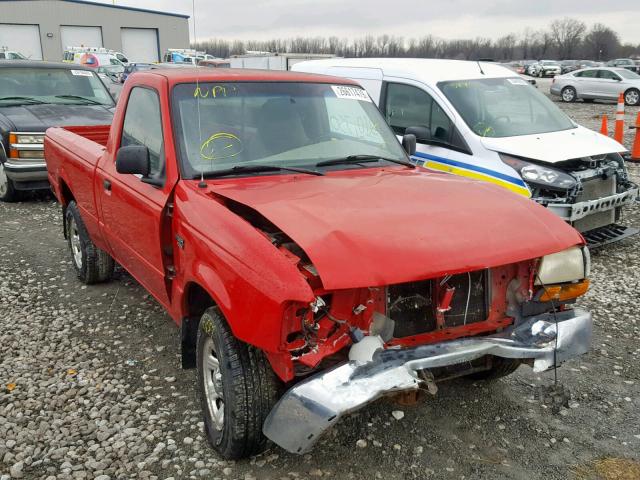 1FTYR10C3YPA32159 - 2000 FORD RANGER RED photo 1