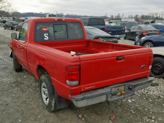 1FTYR10C3YPA32159 - 2000 FORD RANGER RED photo 3