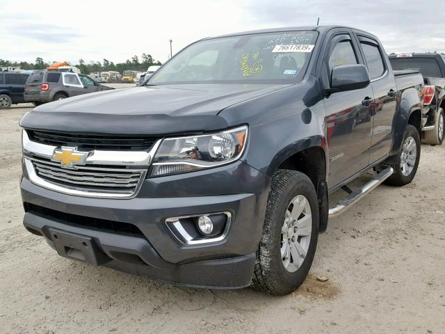 1GCGSCE35G1392345 - 2016 CHEVROLET COLORADO L GRAY photo 2