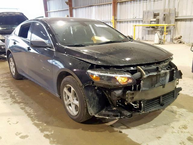 1G1ZB5ST5JF176796 - 2018 CHEVROLET MALIBU LS BLACK photo 1