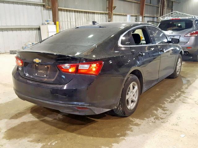 1G1ZB5ST5JF176796 - 2018 CHEVROLET MALIBU LS BLACK photo 4