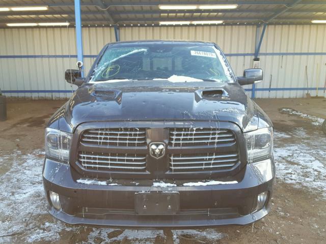 1C6RR7MT5FS597791 - 2015 RAM 1500 SPORT CHARCOAL photo 9