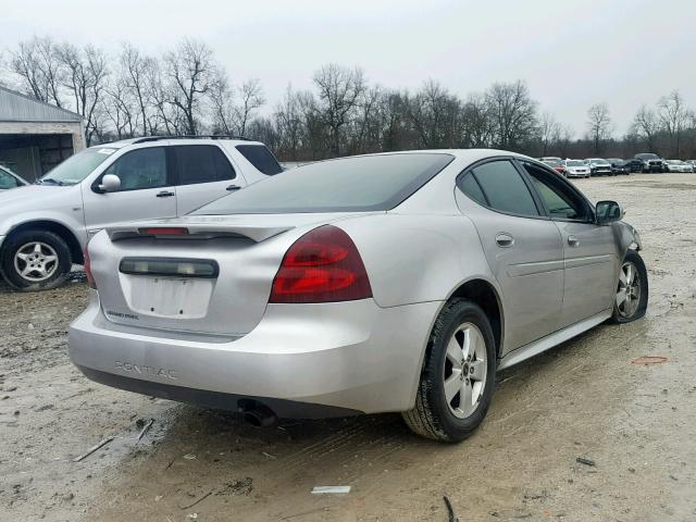 2G2WP552961157878 - 2006 PONTIAC GRAND PRIX SILVER photo 4