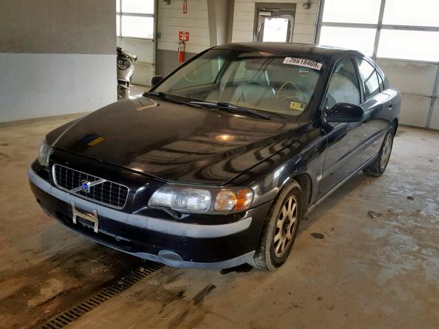 YV1RS61R112036197 - 2001 VOLVO S60 BLACK photo 2