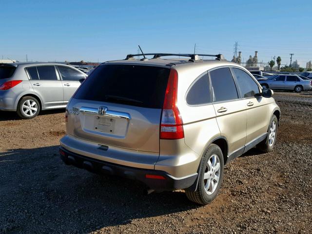 JHLRE38738C036466 - 2008 HONDA CR-V EXL GOLD photo 4