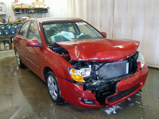 KNAFE121385553261 - 2008 KIA SPECTRA EX RED photo 1