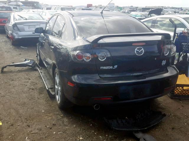 JM1BK323071656831 - 2007 MAZDA 3 S BLACK photo 3