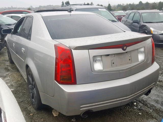 1G6DN56S350231879 - 2005 CADILLAC CTS-V SILVER photo 3