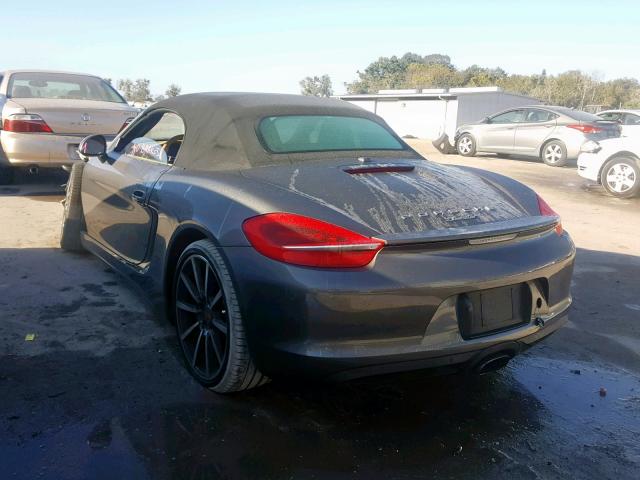 WP0CA2A88DS114042 - 2013 PORSCHE BOXSTER GRAY photo 3