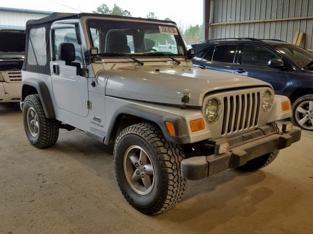 1J4FA39S94P745365 - 2004 JEEP WRANGLER X SILVER photo 1