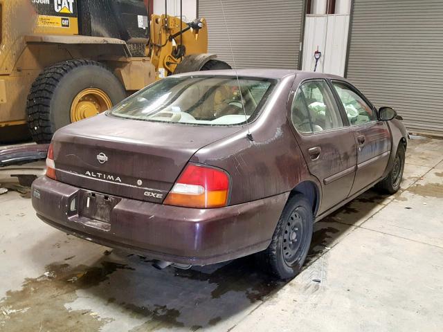 1N4DL01D3WC162289 - 1998 NISSAN ALTIMA XE MAROON photo 4