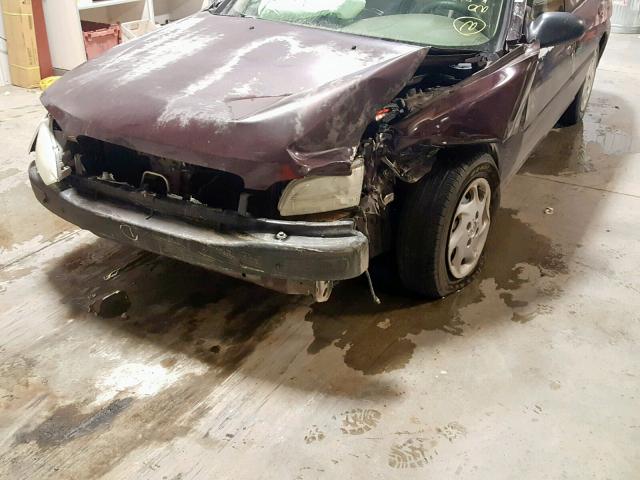 1N4DL01D3WC162289 - 1998 NISSAN ALTIMA XE MAROON photo 9