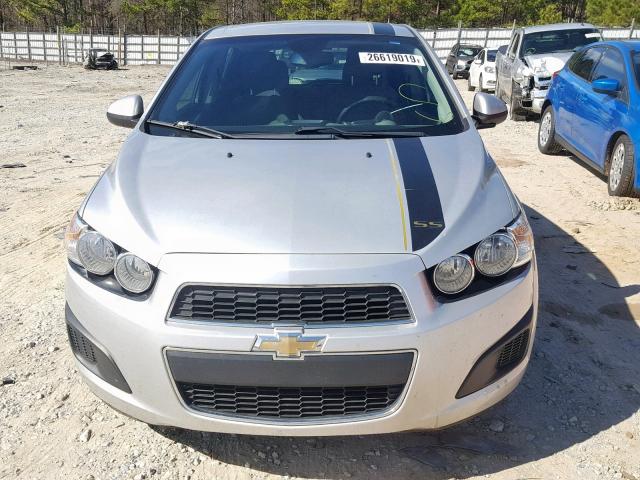 1G1JB6SH8C4167751 - 2012 CHEVROLET SONIC LS 银色 照片 9